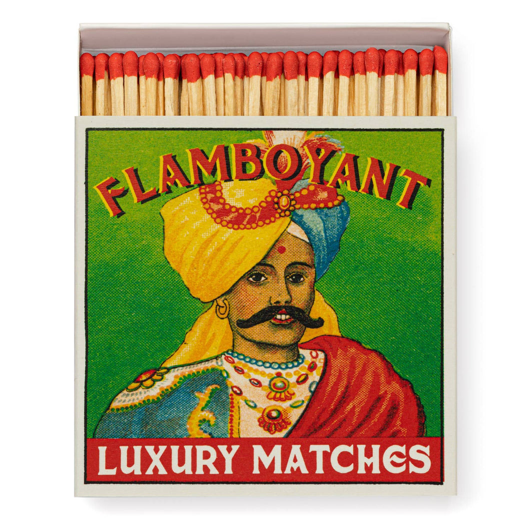 Mr Flamboyant | Square Matchboxes