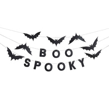 Load image into Gallery viewer, Spooky Boo Bat Felt Garland
