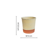 Adeline Beaded Edge Planter H13.5cm D14cm