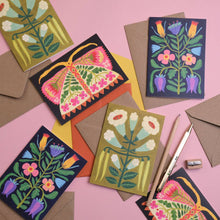 Load image into Gallery viewer, Whimsical Flowers -  Everyday Greetings Card
