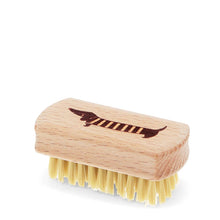 Load image into Gallery viewer, Wooden Travel Nail Brush - Cat &amp; Dog
