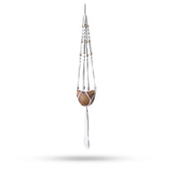 Macrame Pot Holder Beaded - Natural - 1 Meter