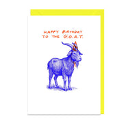 Happy Birthday To The Goat Card