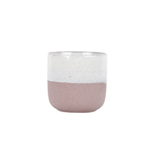 Load image into Gallery viewer, Pink &amp; White Bordeaux Stoneware Pot (17cm Dia)
