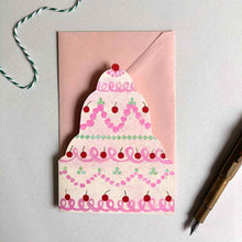 Load image into Gallery viewer, Birthday &amp; Wedding Cake Card
