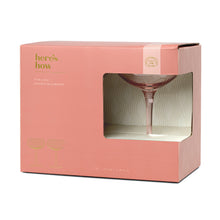 Load image into Gallery viewer, Coupe Glass - Set of 2 Blush
