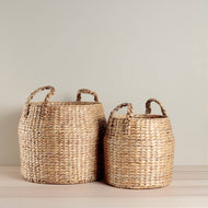Large Natural Seagrass Basket - 35cm