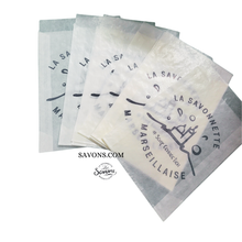 Load image into Gallery viewer, La Savonnette Marseillaise Paper Clear Bag 11.7 x 8.5 x 1.6

