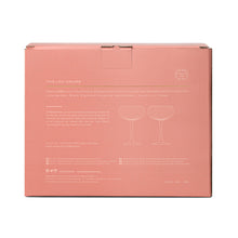 Load image into Gallery viewer, Coupe Glass - Set of 2 Blush
