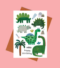 Load image into Gallery viewer, DINOSAURS card

