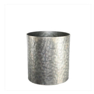 Antique Silver Cylinder Pot (17cm)