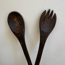 Load image into Gallery viewer, Salad Servers - Coconut Wood
