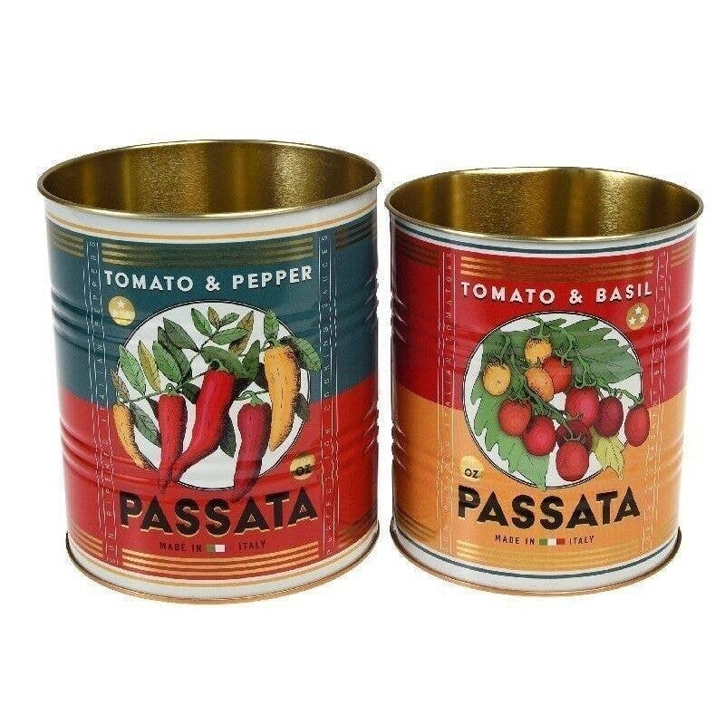 2 x Storage Tins - Passata