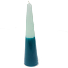 Load image into Gallery viewer, Tall Two-Colour Cone Candle
