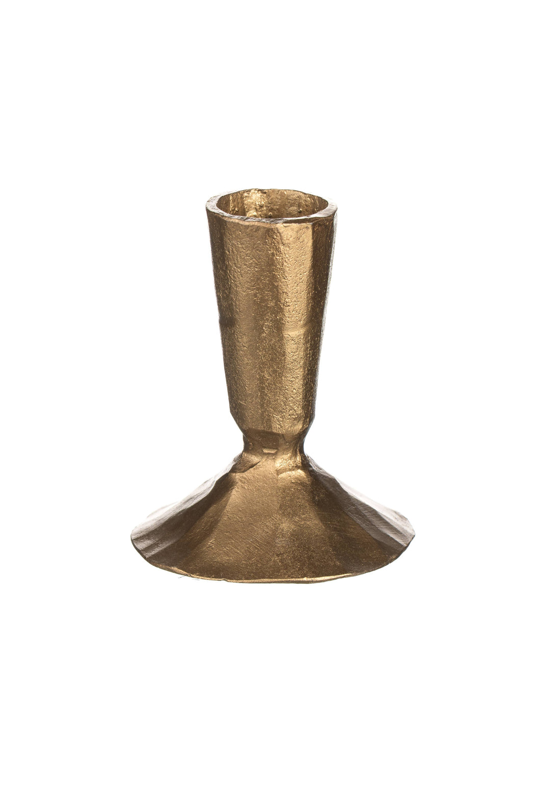 Hand-Forged Golden Candlestick - 1.3cm Candle