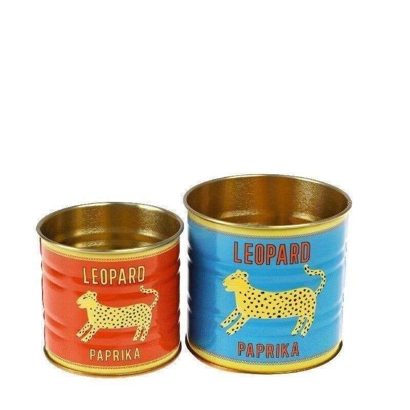 Mini Storage Tins - Leopard