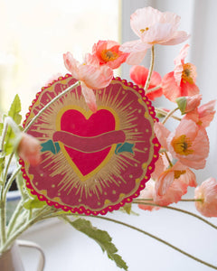 Ribbon Heart Greeting Card