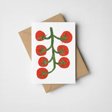 Load image into Gallery viewer, Mini Vine Tomatoes Greeting Card
