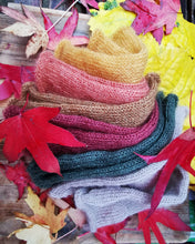 Load image into Gallery viewer, Mohaire &amp; Silk Fingerless Hand Warmers
