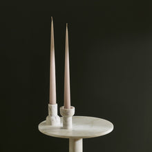Load image into Gallery viewer, Green Marble Tealight and Taper Candle Holder
