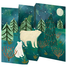 Load image into Gallery viewer, Wnter Bears Tri-fold Card Pack
