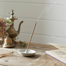 Load image into Gallery viewer, Round Stoneware Incense Stick Holder
