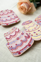 Load image into Gallery viewer, Birthday Cake Concertina Greeting Card
