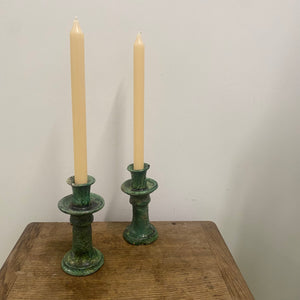 Green Tamagroute Candlestick