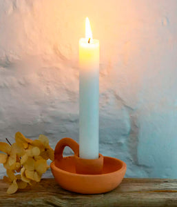 Terracotta Candle Holder - Wee Willy Winkle