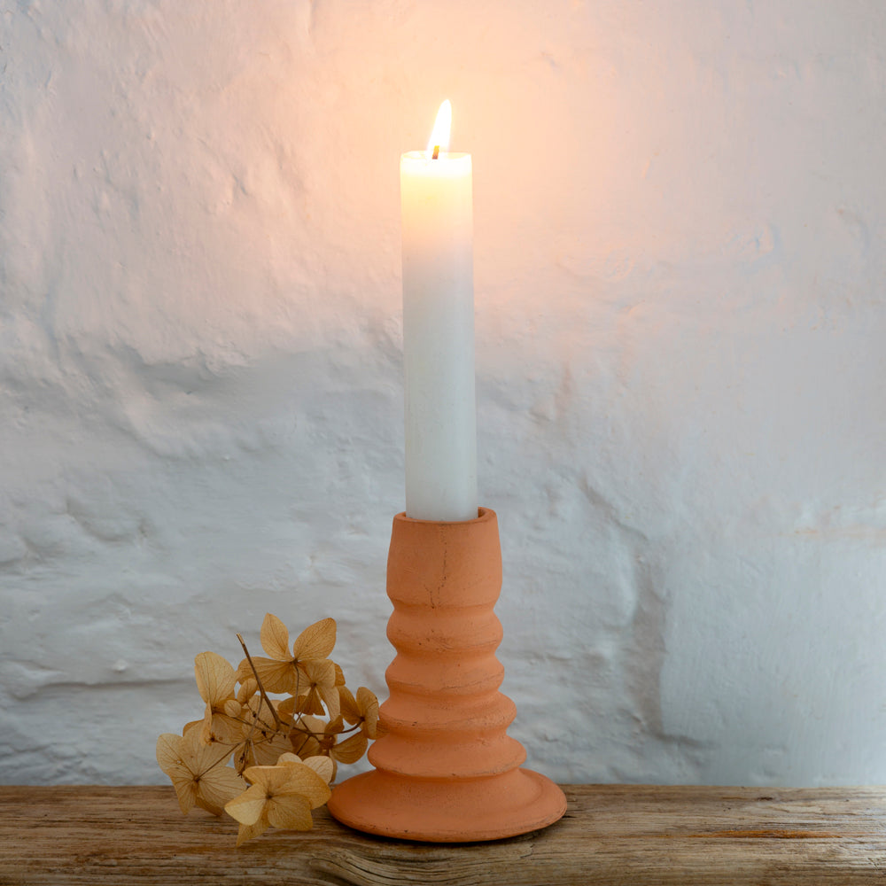 Terracotta Candlestick