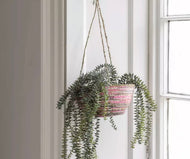 Seagrass & Cotton Hanging Basket