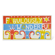 Cambridge Imprint Long Card Fabulously Wonderful