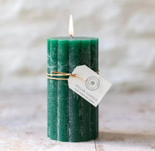 Load image into Gallery viewer, Emerald Pillar Candles

