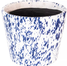 Load image into Gallery viewer, Old Style Dutch Pots - Blue Splatter  20cm
