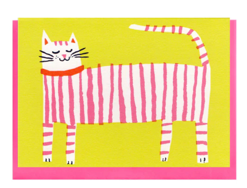 Stripy Cat - Printed Peanut