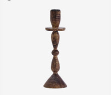 Load image into Gallery viewer, Handcrafted Wooden Candle Holder
