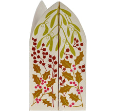 Load image into Gallery viewer, Hidden Winter Bird Triptych Card Cambridge Imprint
