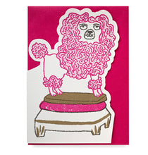 Load image into Gallery viewer, Poodle Greeting Card
