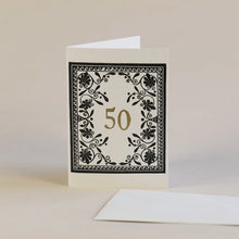 Load image into Gallery viewer, 50 Letterpress Birthday Card
