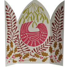 Load image into Gallery viewer, Hidden Winter Bird Triptych Card Cambridge Imprint
