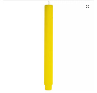 Fluoro Scalloped Dinner Candles