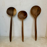 Handmade Oval Walnut Spoon