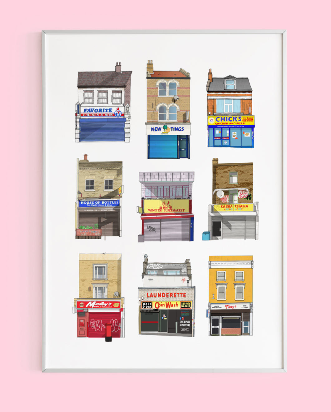 Shopfronts Print - Rich Fairfield