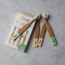 Load image into Gallery viewer, &amp;Keep Extra Soft Baby Bamboo Toothbrushes - pack of 4
