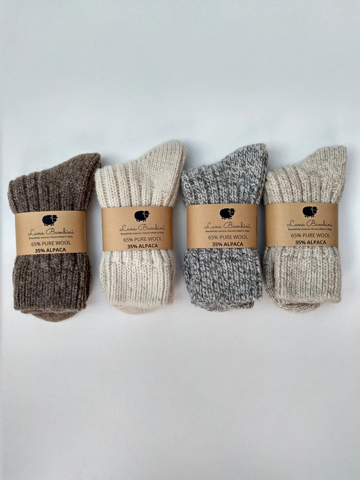 Maria 65% wool / 35% alpaca socks - Lana Bambini