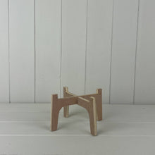 Load image into Gallery viewer, Natural Slot-together Plant Stand
