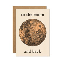 Load image into Gallery viewer, To The Moon And Back Card
