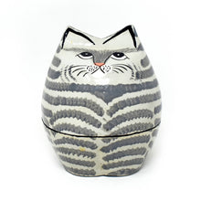 Load image into Gallery viewer, Kashmiri papier mâché Cat Trinket Box - Assorted Colours
