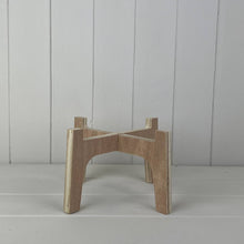 Load image into Gallery viewer, Natural Slot-together Plant Stand
