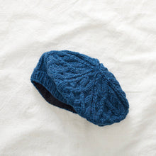 Load image into Gallery viewer, Cable Knit Wool Beret Hat
